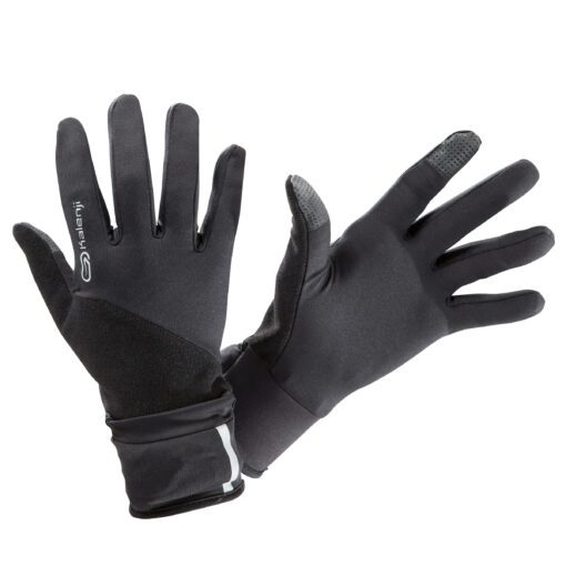 Vytvorili sme tieto rukavice na ochranu rúk počas behu v chladnom počasí.Rukavice Evolutiv By Night čierne so zabudovaným palčiakovým návlekom