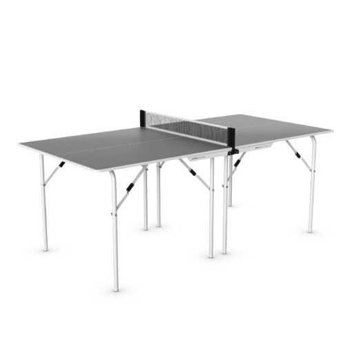 Tento stôl je určený na hranie stolného tenisu v interiéri. Vďaka skladnosti sa zmestí aj do malých priestorov.