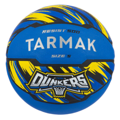 Basketbalová lopta oficiálnej veľkosti 5 pre dievčatá a chlapcov od 7 do 10 rokov. Z penovej gumy
