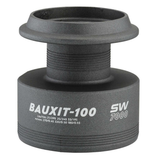 Táto hliníková cievka je kompatibilná s navijakom Bauxit 100 SW 7000.