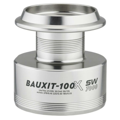 Hliníková cievka je vhodná na navijak Bauxit 100 SW 7000 a Bauxit 100 X 7000.