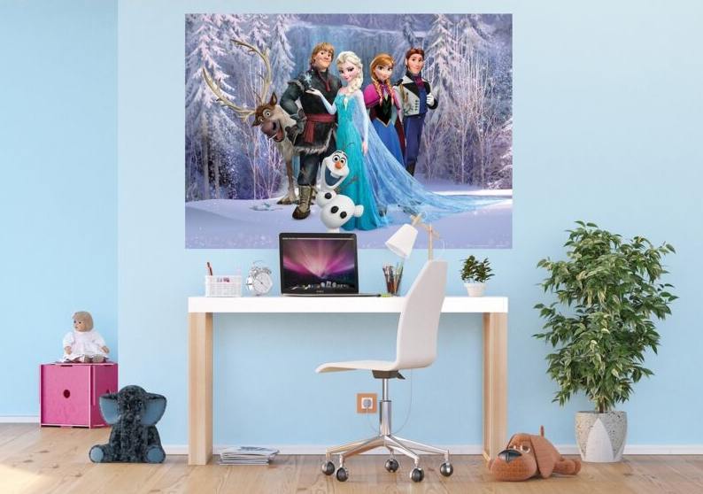 tapeta Frozen do dievcenskej detskej izby