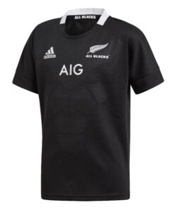 Replika domáceho dresu All Blacks pre dospelých čierna 2019