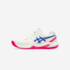 ASICS Gel Dedicate 8 dámska tenisová obuv bielo-ružovo-modrá