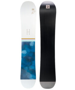 Dámsky snowboard AllRoad 500 na zjazdovku aj freeride bielo-modrý