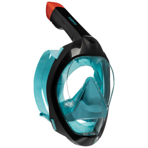 Vďaka pružnej časti nosa potápacej masky Easybreath 900 sa môžete ponoriť až do hĺbky 3 metrov a pozorovať tak podmorský svet.