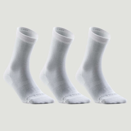 Tieto športové ponožky s vysokým obsahom bavlny zostávajú na svojom mieste a sú odolné a pohodlné. Ideálne pre začínajúcich hráčov tenisu