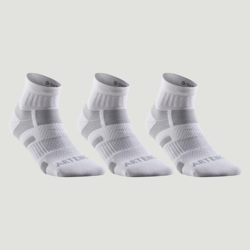 Hrubšie tenisové ponožky určené na šport s 1 elastickým vláknom na celom chodidle pre lepšie držanie