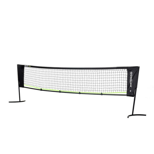 Túto tenisovú sieť s rozmermi 3 metre × 80 cm (výška) zložíte a rozložíte veľmi rýchlo. Ľahko prispôsobíte ihrisko deťom. Rodiny ju môžu zobrať všade so sebou a zahrať si tenis!