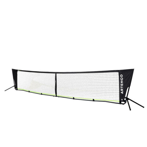 Túto tenisovú sieť s rozmermi 610 cm × 80 cm (Š × V) zmontujete do 3 minút. Ľahko prispôsobíte ihrisko deťom